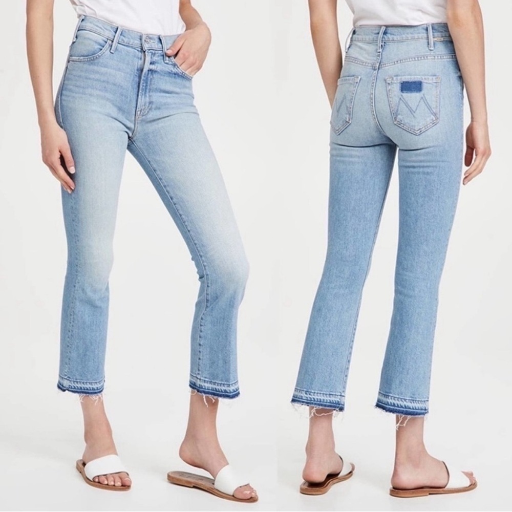 Mother Superior The Hustler Ankle Undone
Hem Jeans On My Feet Wash Size 25